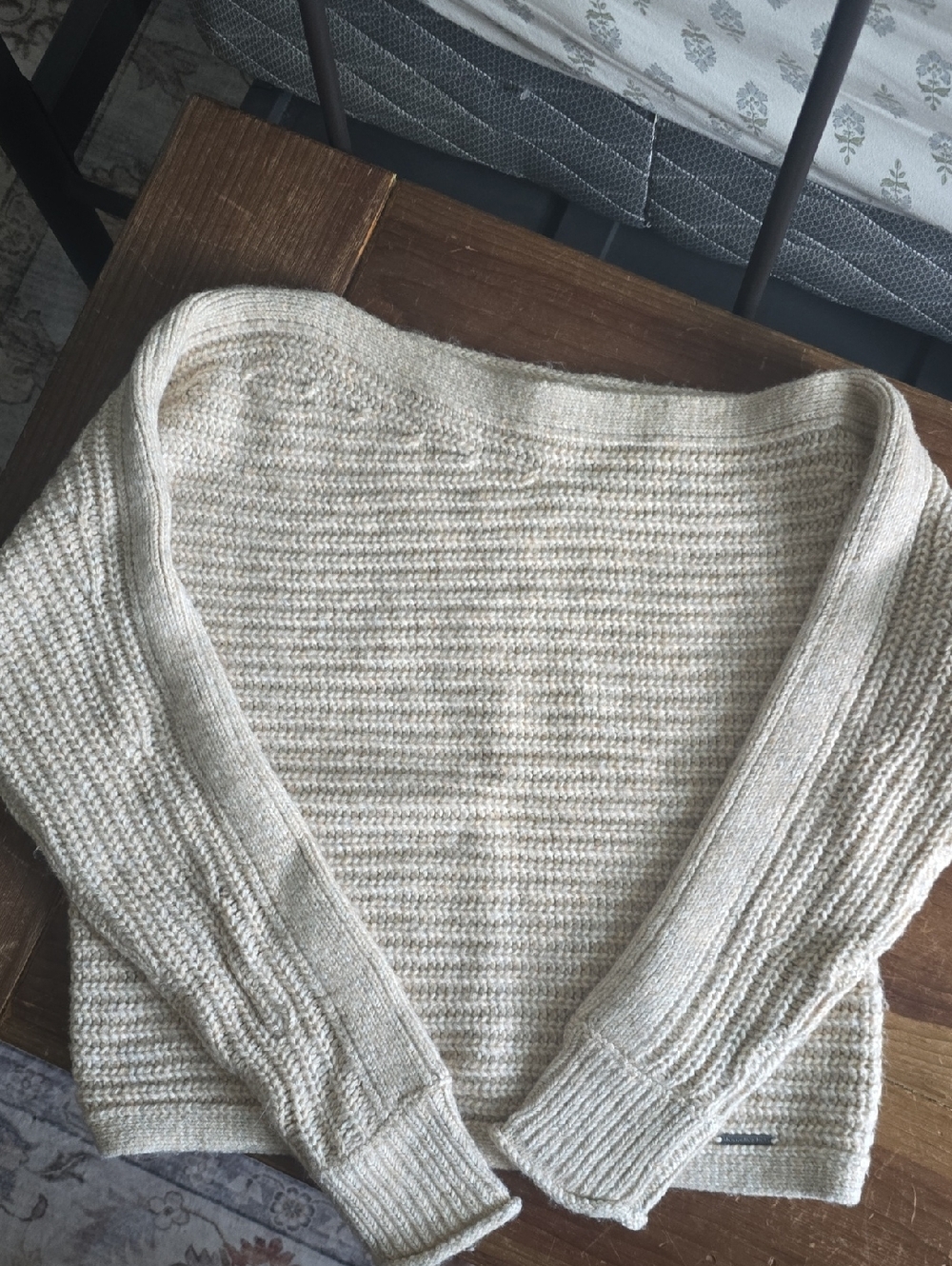 Cozy Cream Knit Women's Sweater
